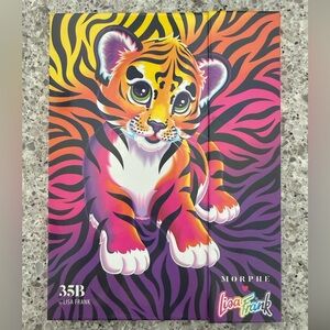 Lisa Frank Colorful Tiger Toy with Pink and Orange